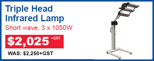 Triple Head Infrared Lamp